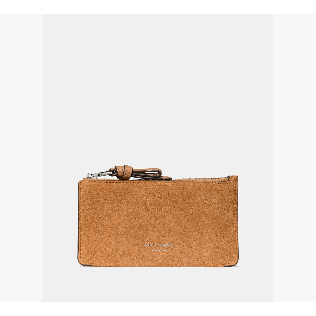 Kate Spade Loop Suede Zip Card Case