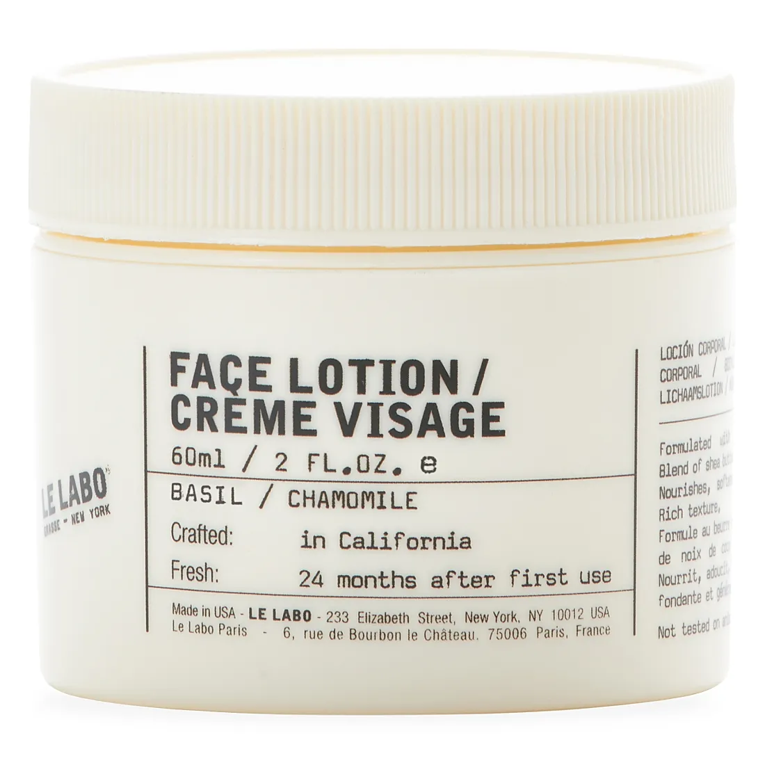 Le Labo Face Lotion Basil