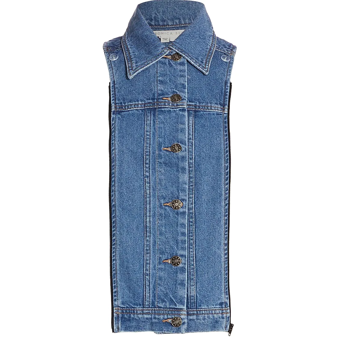 Veronica Beard Slate Denim Dickey