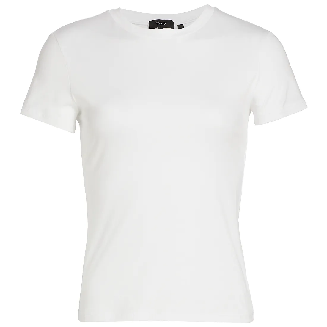 Theory Tiny Short-Sleeve Cotton Tee