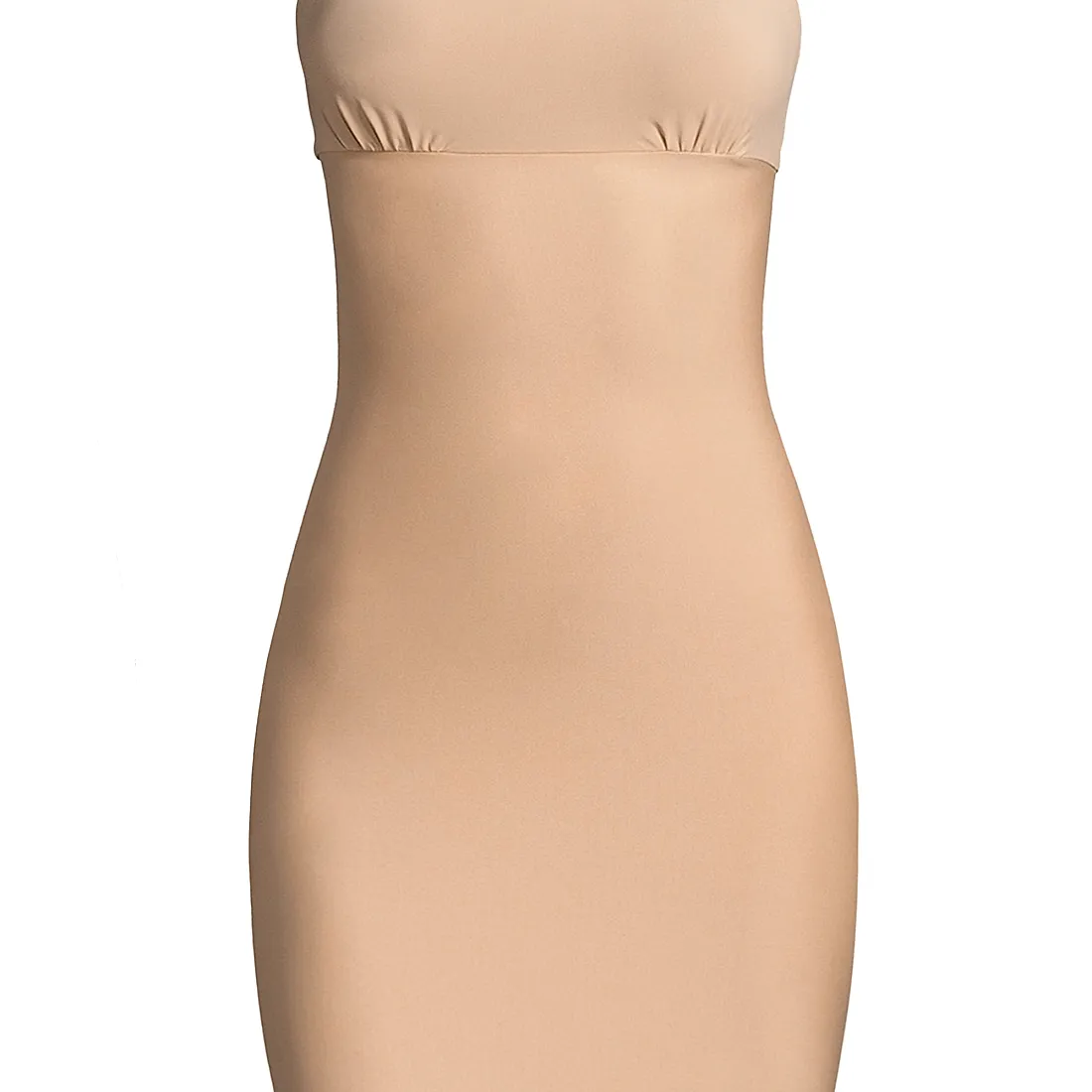 Commando Two-Faced Tech Strapless Slip Dress
