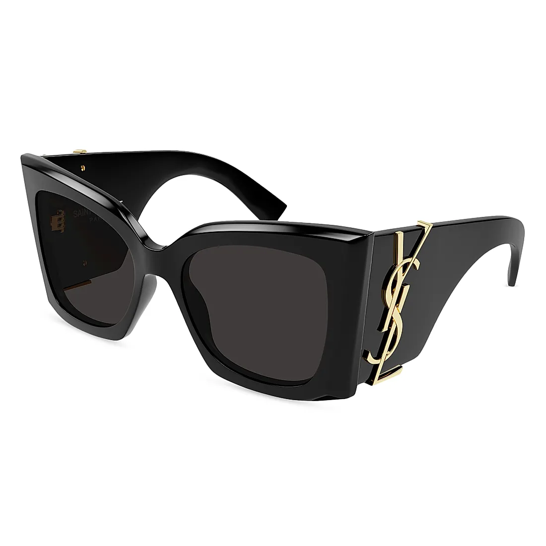 Saint Laurent Monogram Acetate 54MM Blaze Rectangular Sunglasses