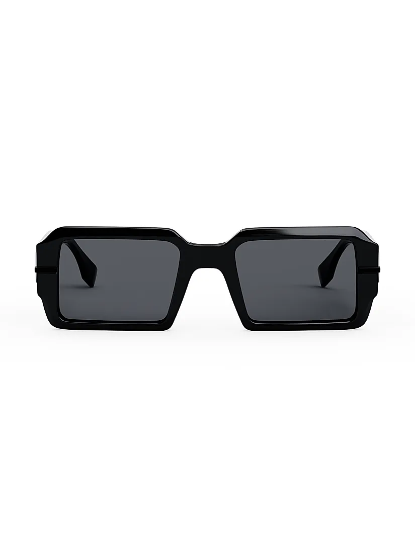 Fendi Fendigraphy 52MM Rectangular Sunglasses