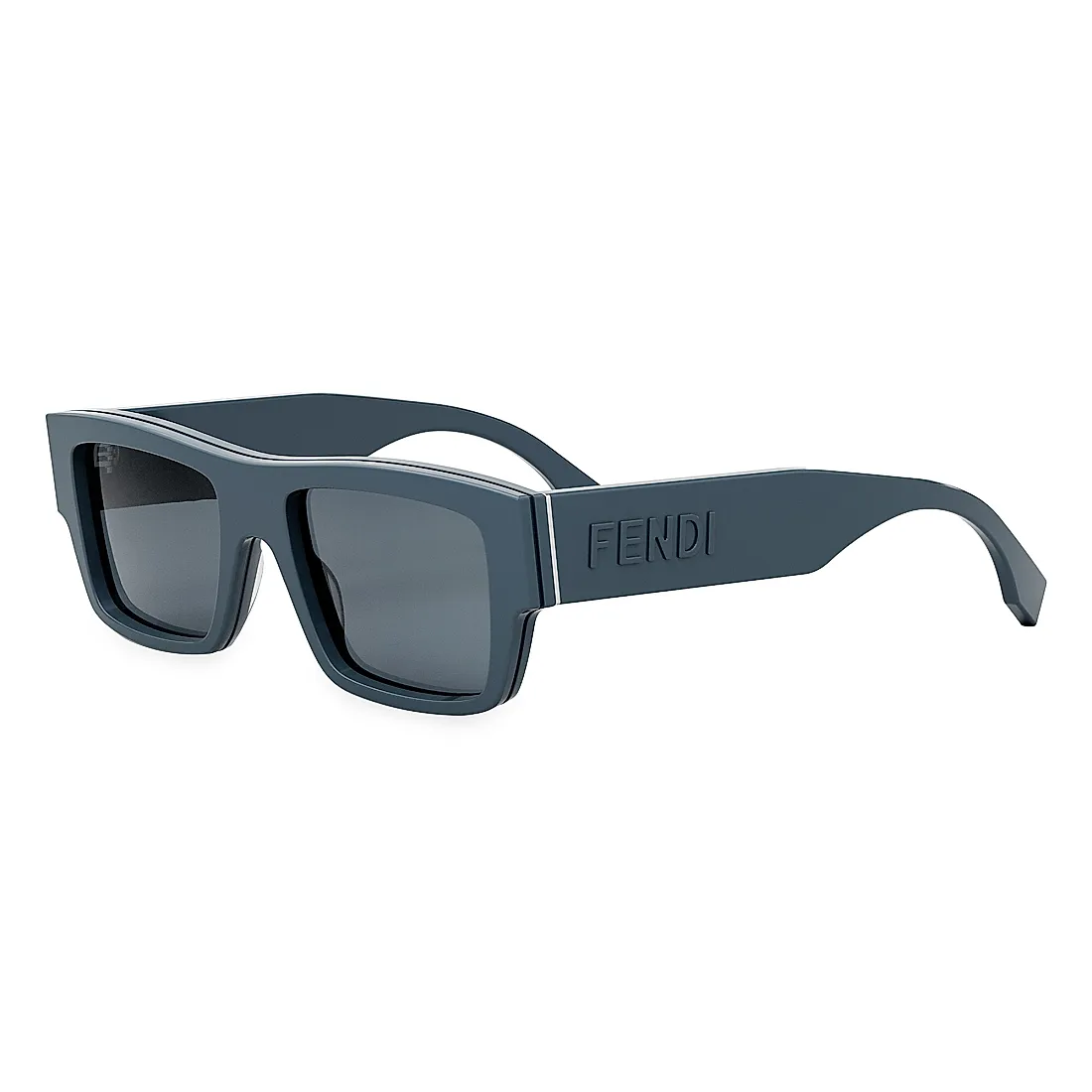 Fendi Signature 53MM Rectangular Sunglasses
