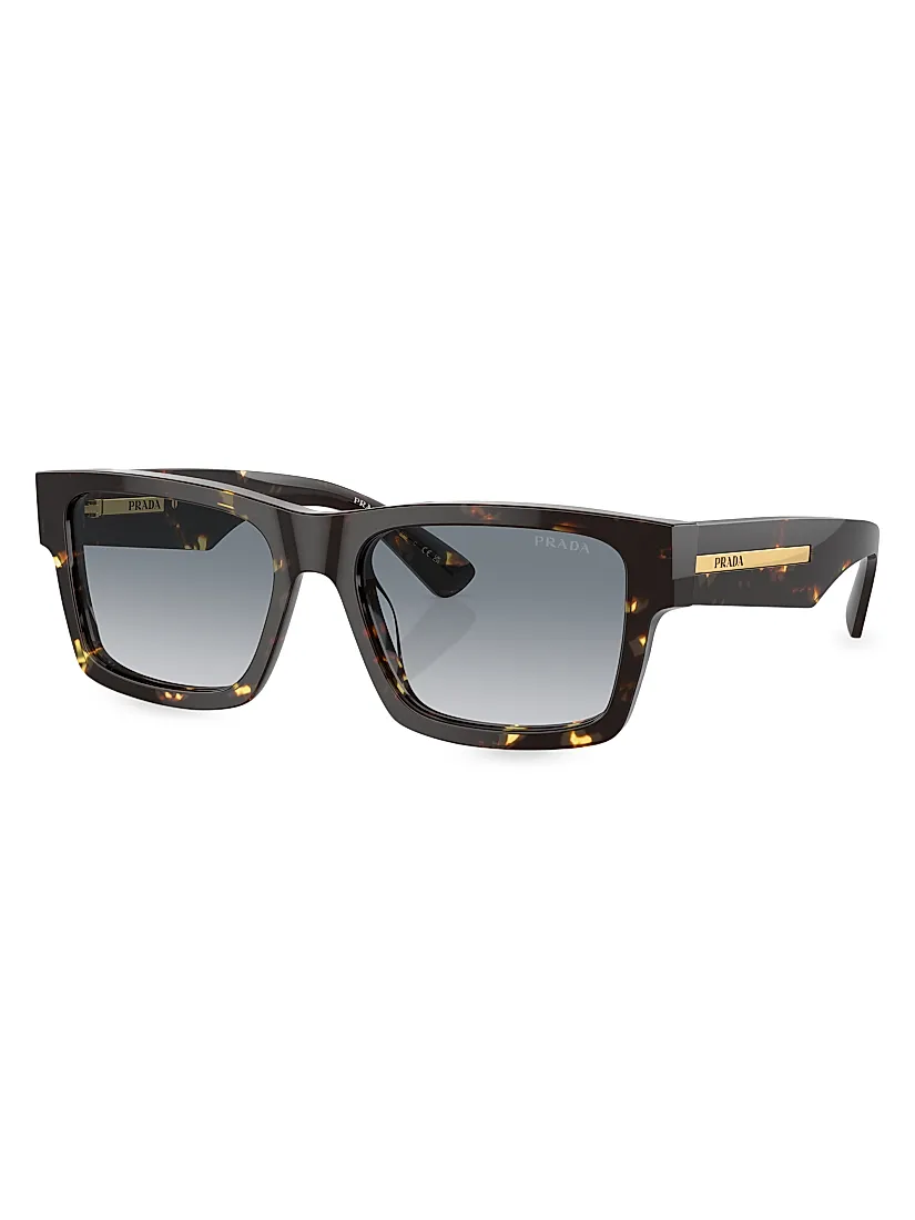 Prada 56MM Rectangular Sunglasses