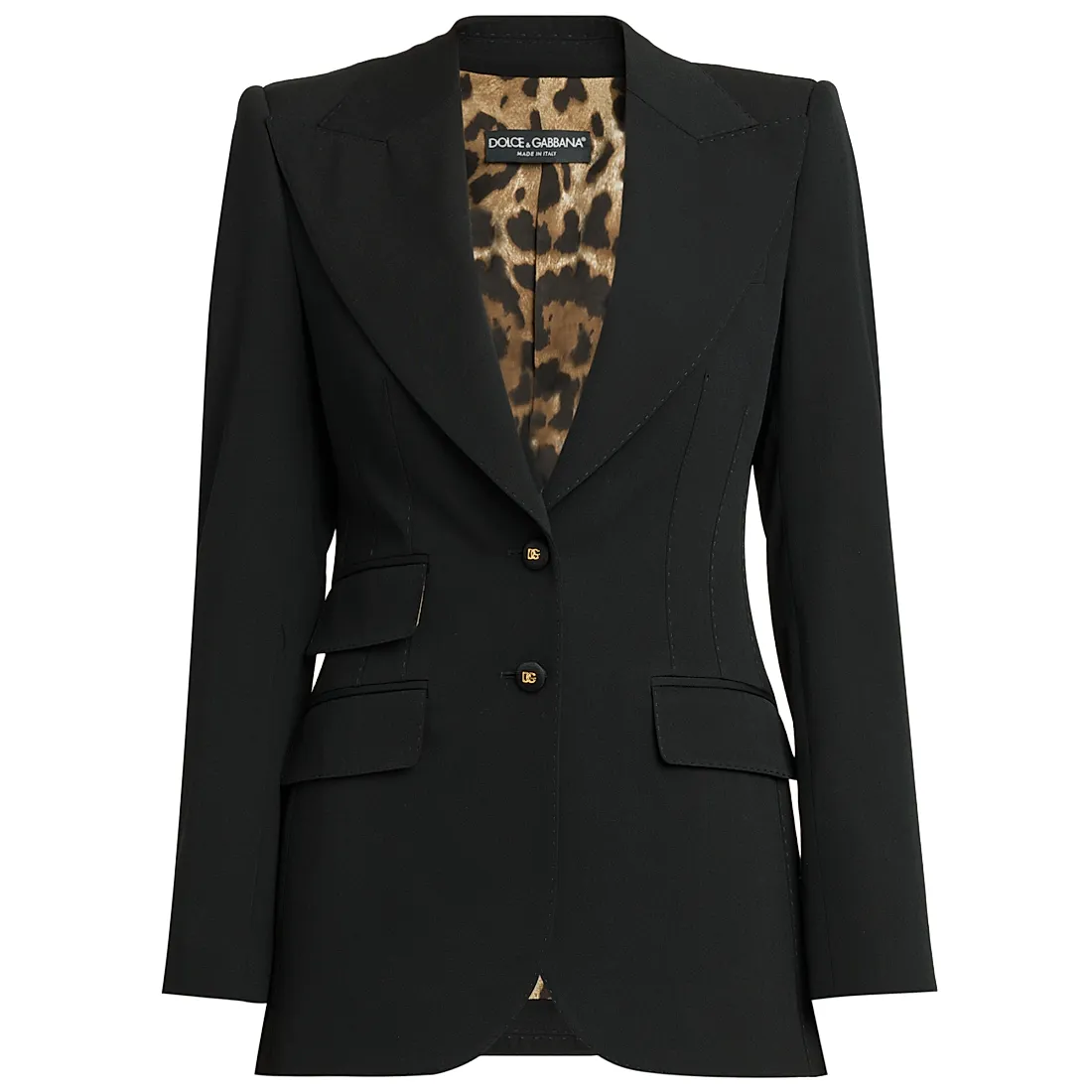 Dolce&gabbana Single-Breasted Wool-Blend Jacket