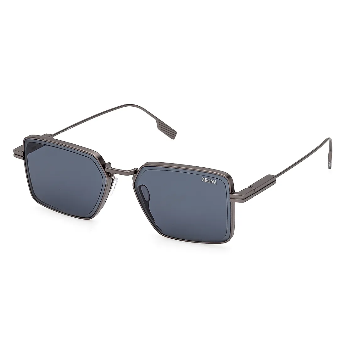 Zegna 56MM Rectangular Sunglasses