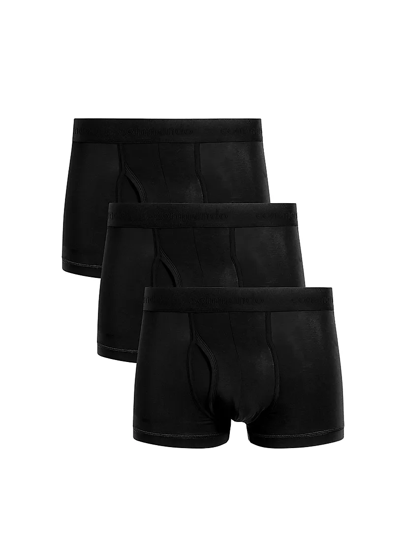 Commando Micro Modal Relaxed-Fit Trunk 3-Pack