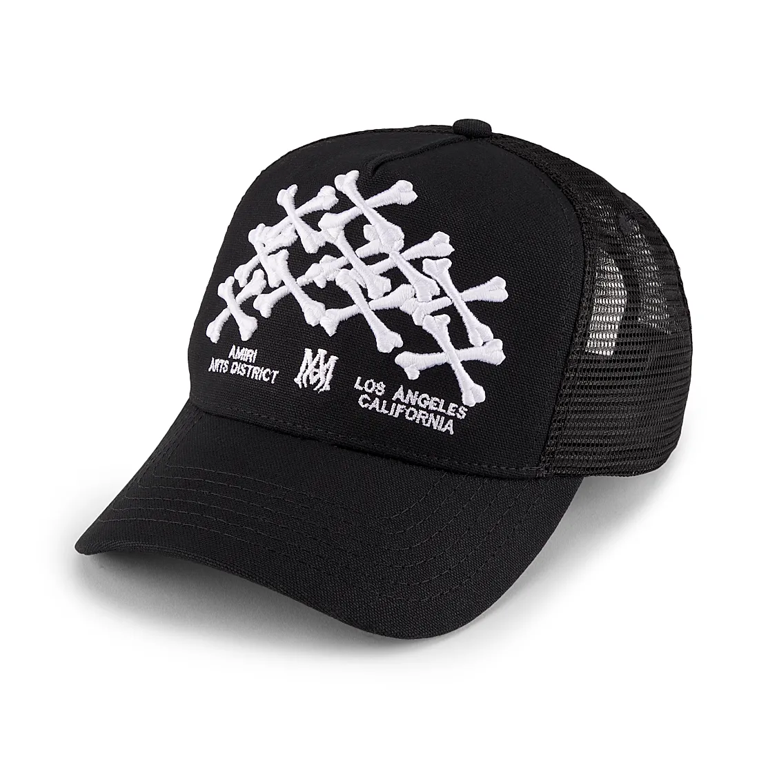 Amiri Bones Stacked Trucker Hat