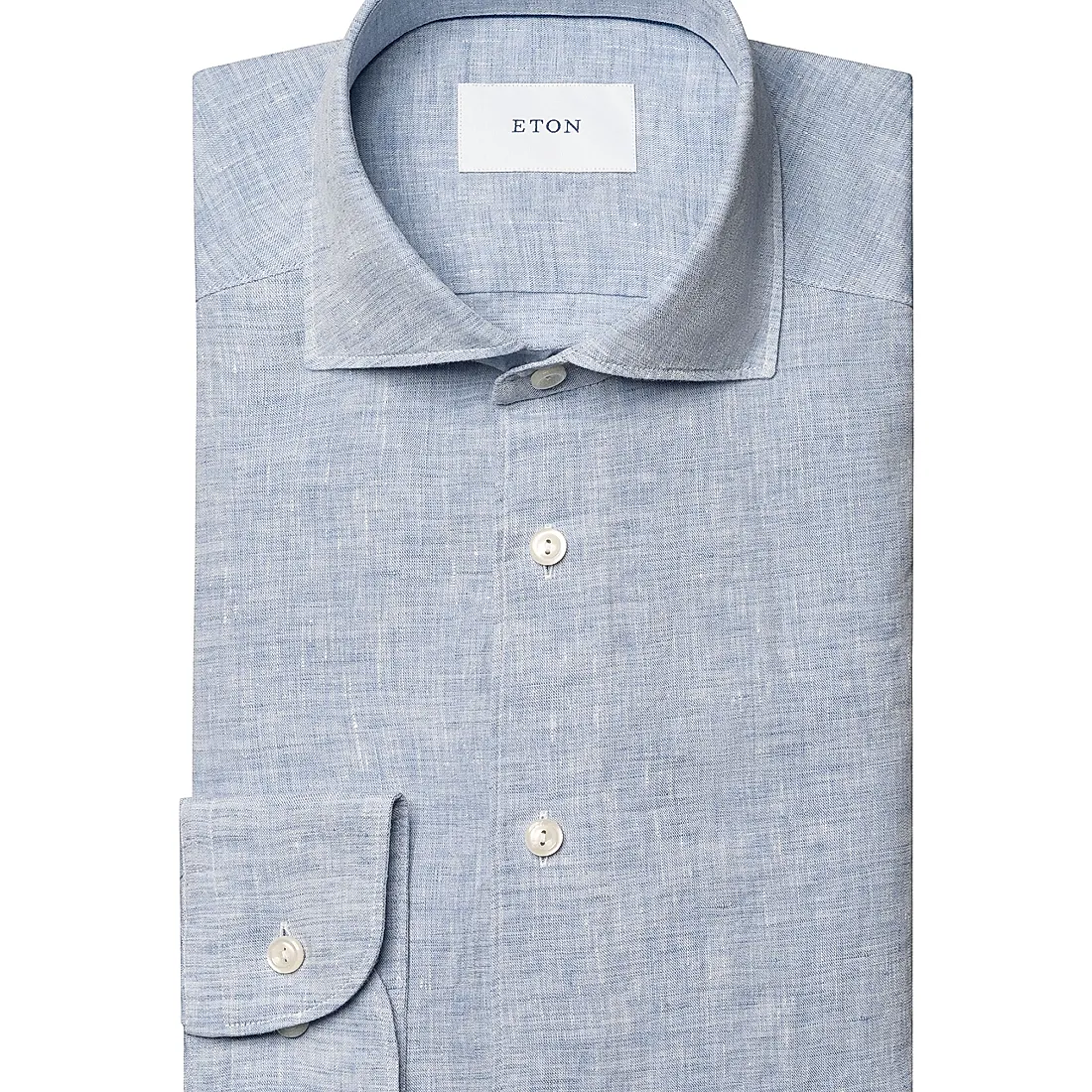 Eton Slim-Fit Solid Linen Shirt