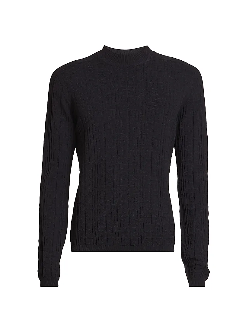 Balmain Monogram Knit Sweater