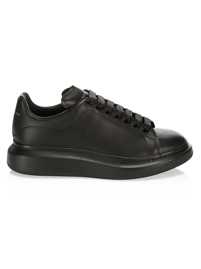 Mcqueen Oversized Leather Platform Sneakers