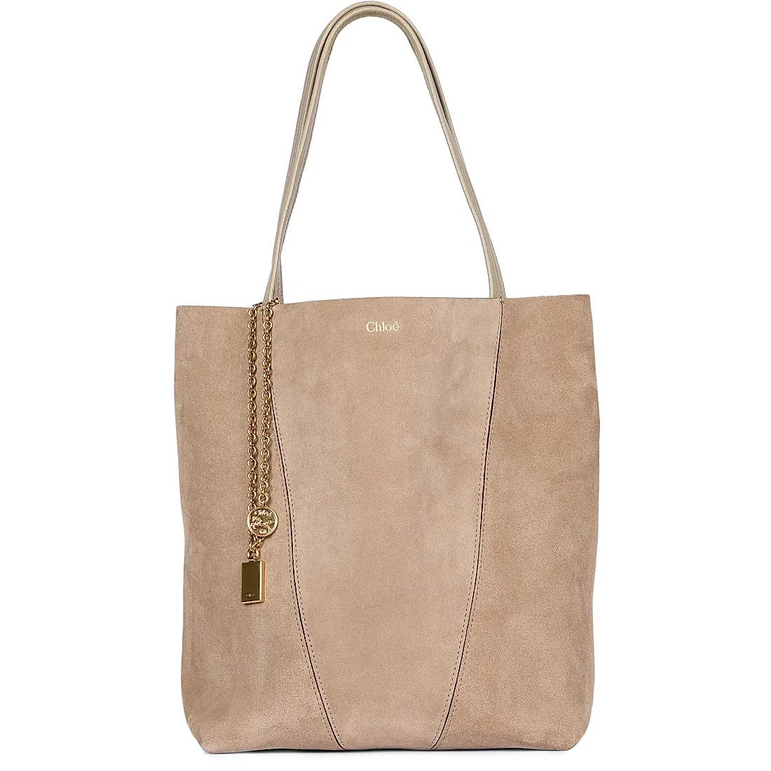 Chloé Medium Spin Suede Tote Bag
