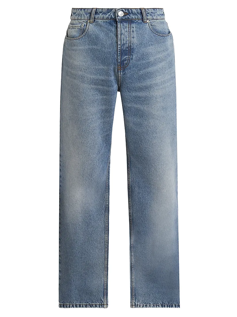 Ami Paris Oversized Five-Pocket Jeans