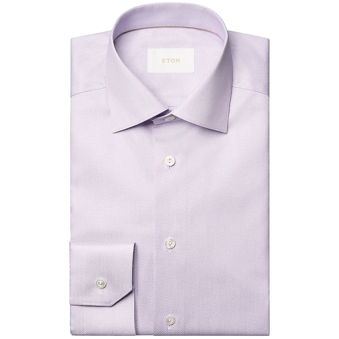 Eton Contemporary-Fit Textured Solid Elevated Shirt