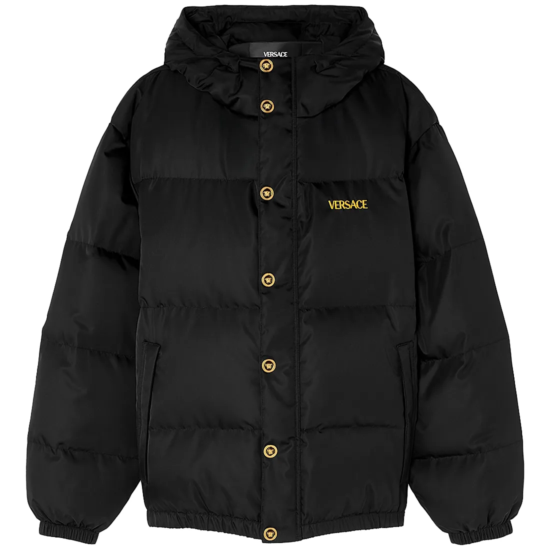 Versace Logo Down Puffer Jacket