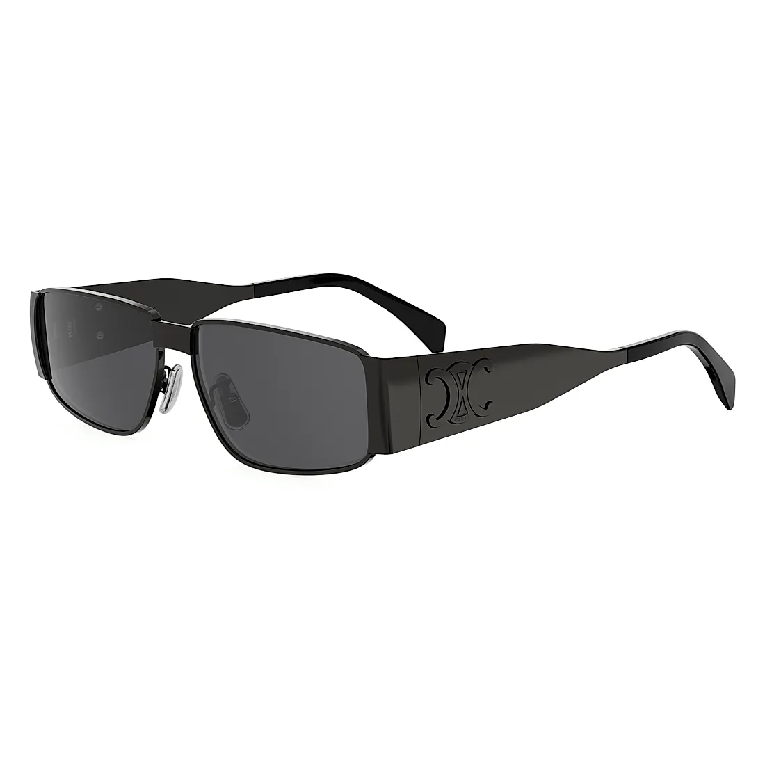 Celine Metal Triomphe 59MM Rectangular Sunglasses