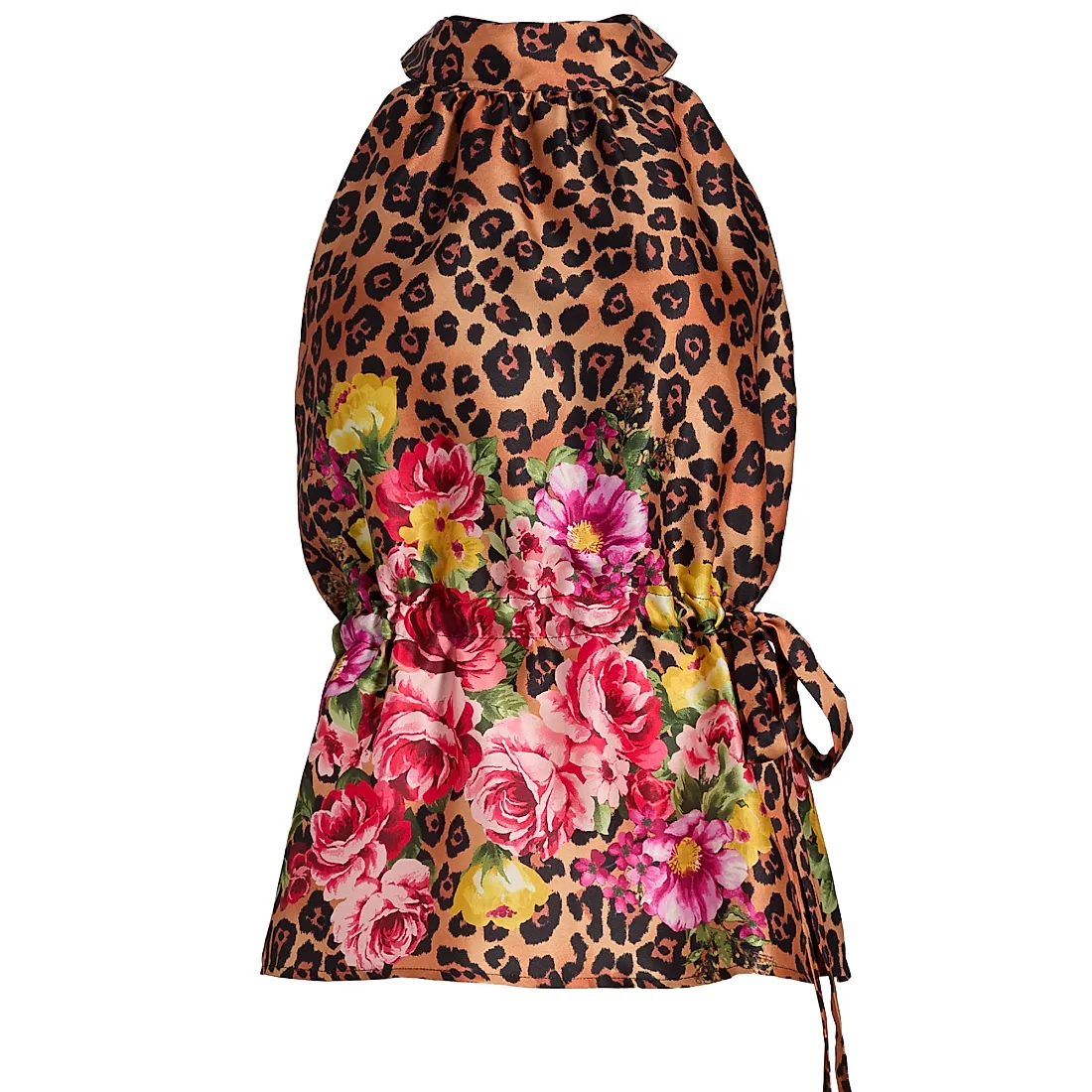 If Only Studio Printed Halterneck Top
