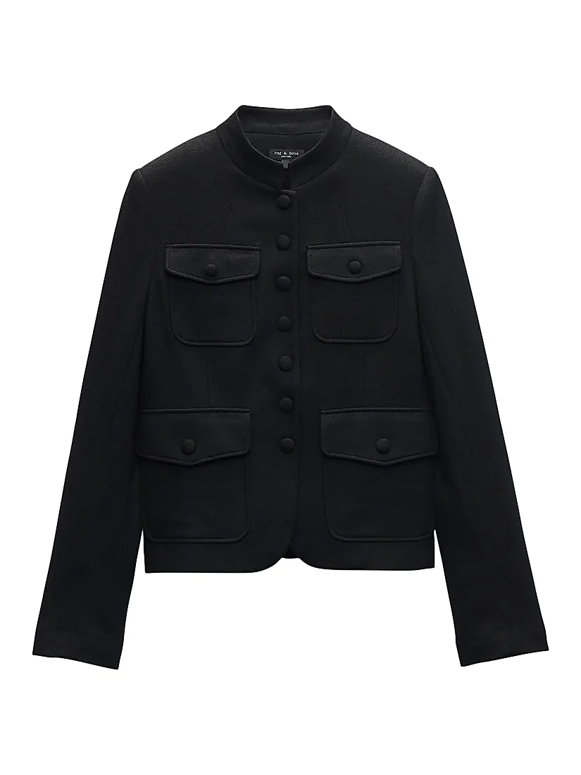 Rag & Bone Mercer Wool Single-Breasted Blazer
