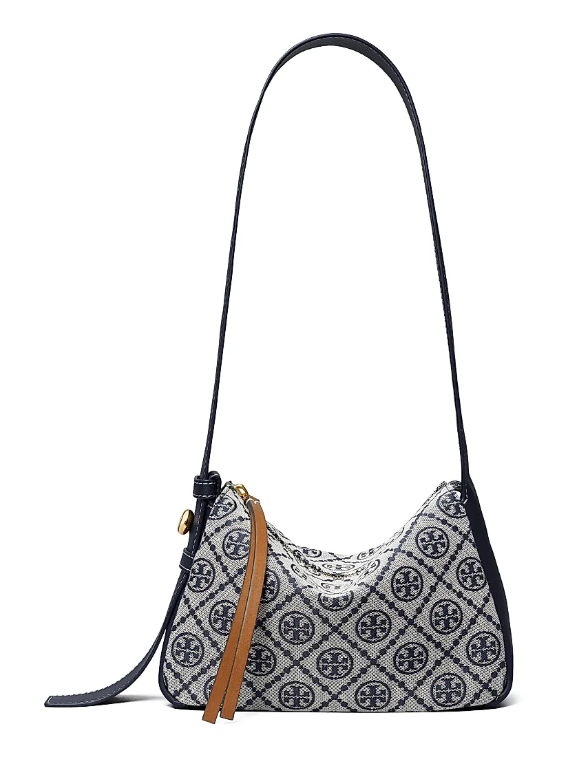 Tory Burch T Monogram Small Romy Printed Shoulder Bag