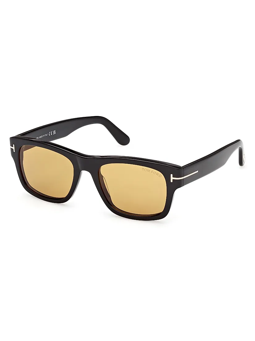 Tom Ford Smith 55MM Rectangular Sunglasses