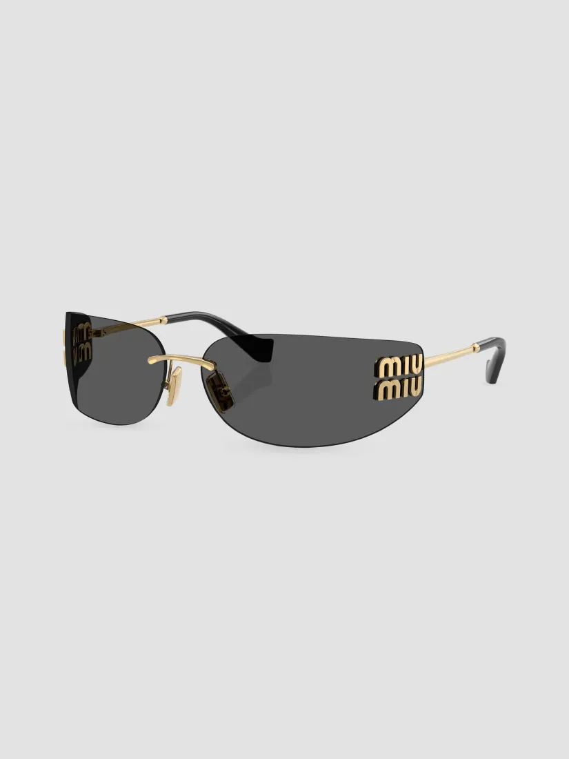 Miu Miu 75MM Rectangular Sunglasses