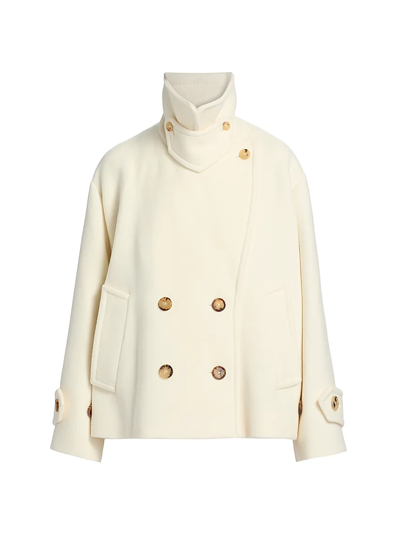 Chloé Wool Double-Breasted Coat