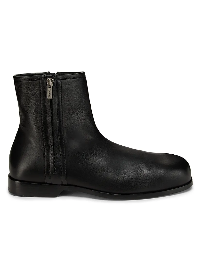 Loewe Zip Leather Booties