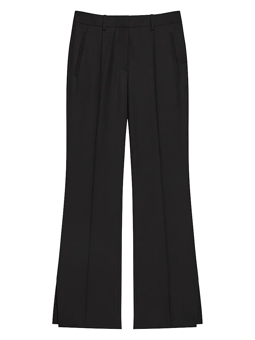 Helmut Lang Wool Boot-Cut Pants
