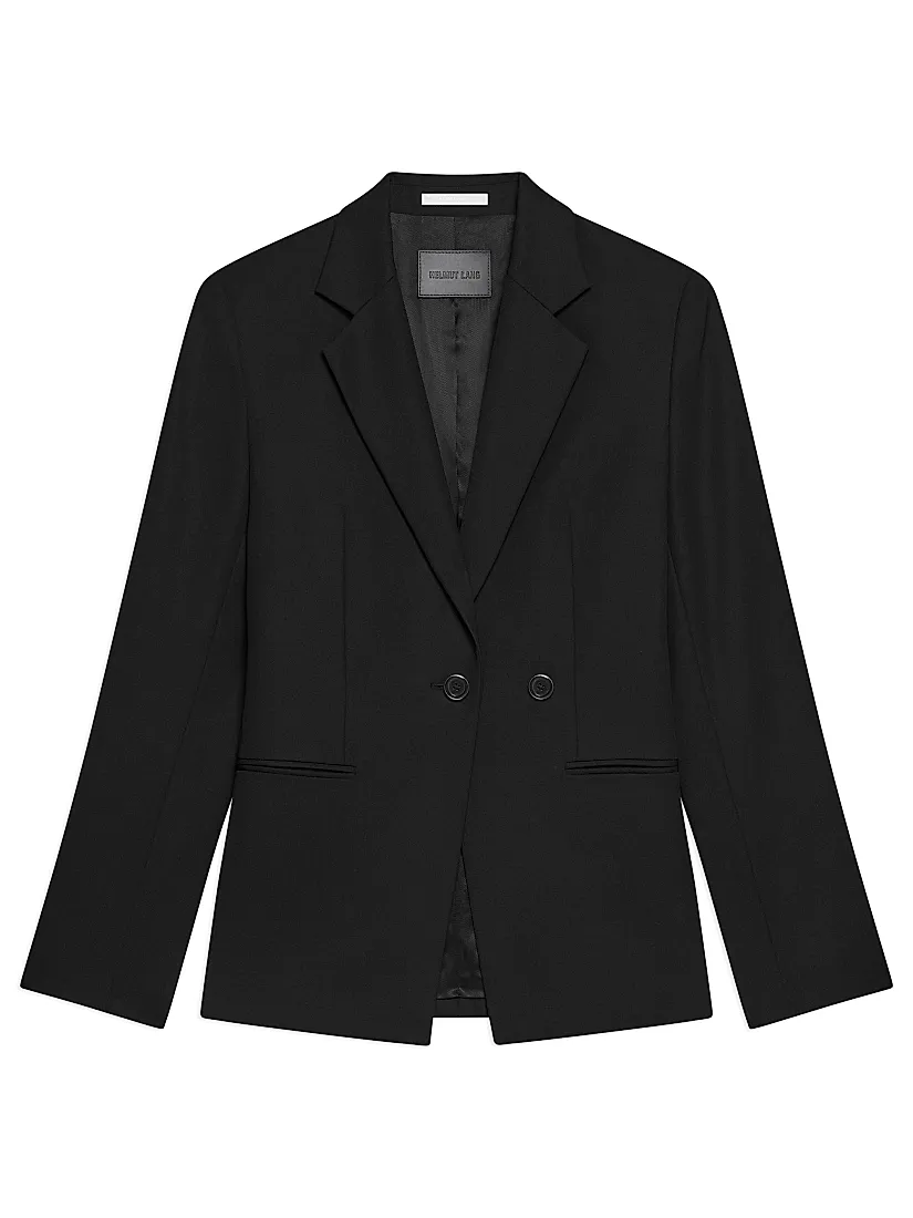 Helmut Lang Wool Double-Breasted Blazer