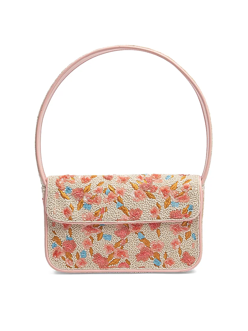 Staud Tommy Beaded Top Handle Bag
