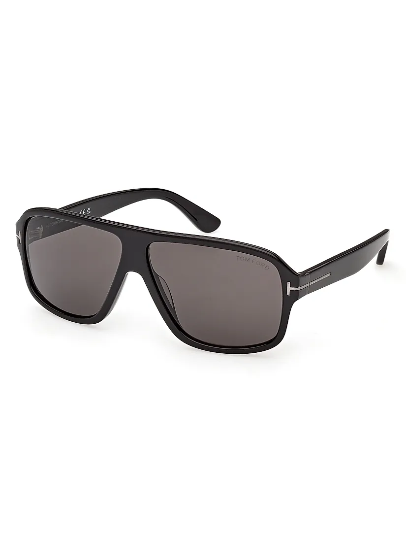 Tom Ford William 63MM Oversized Sunglasses