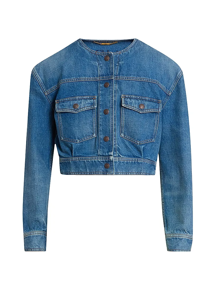 Chloé Denim Crop Jacket
