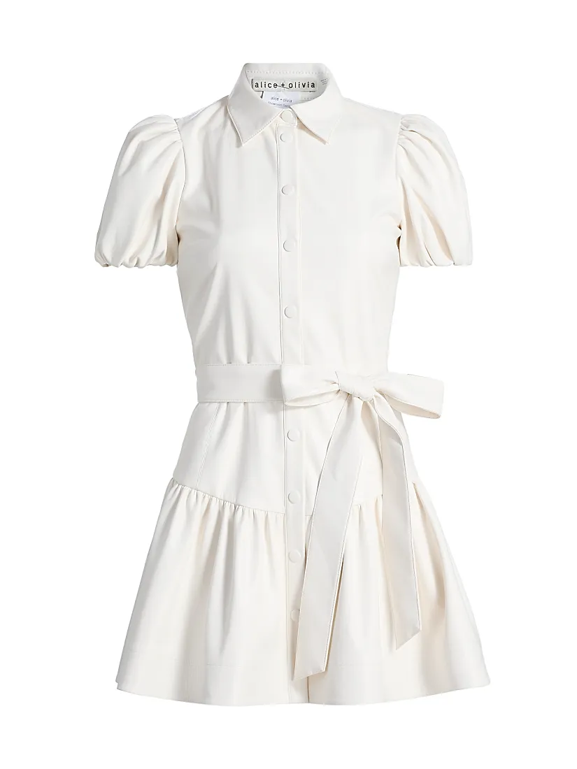 knee length dresses for ladies Bridget I White I Saks Fifth Ave Exclusive – Zoë Ltd main image 0