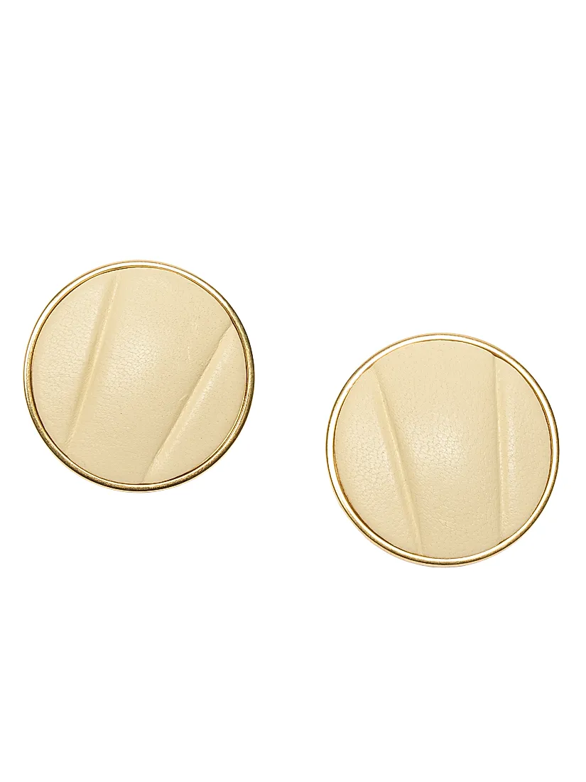 Chloé Pleated Stud Earrings