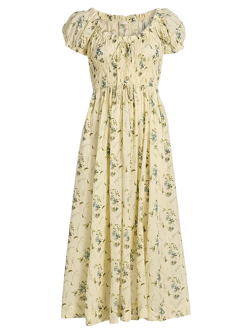 slim fit dress slacks Golden Hour Smocked Mini Dress – E.M.A's Boutique main image 0