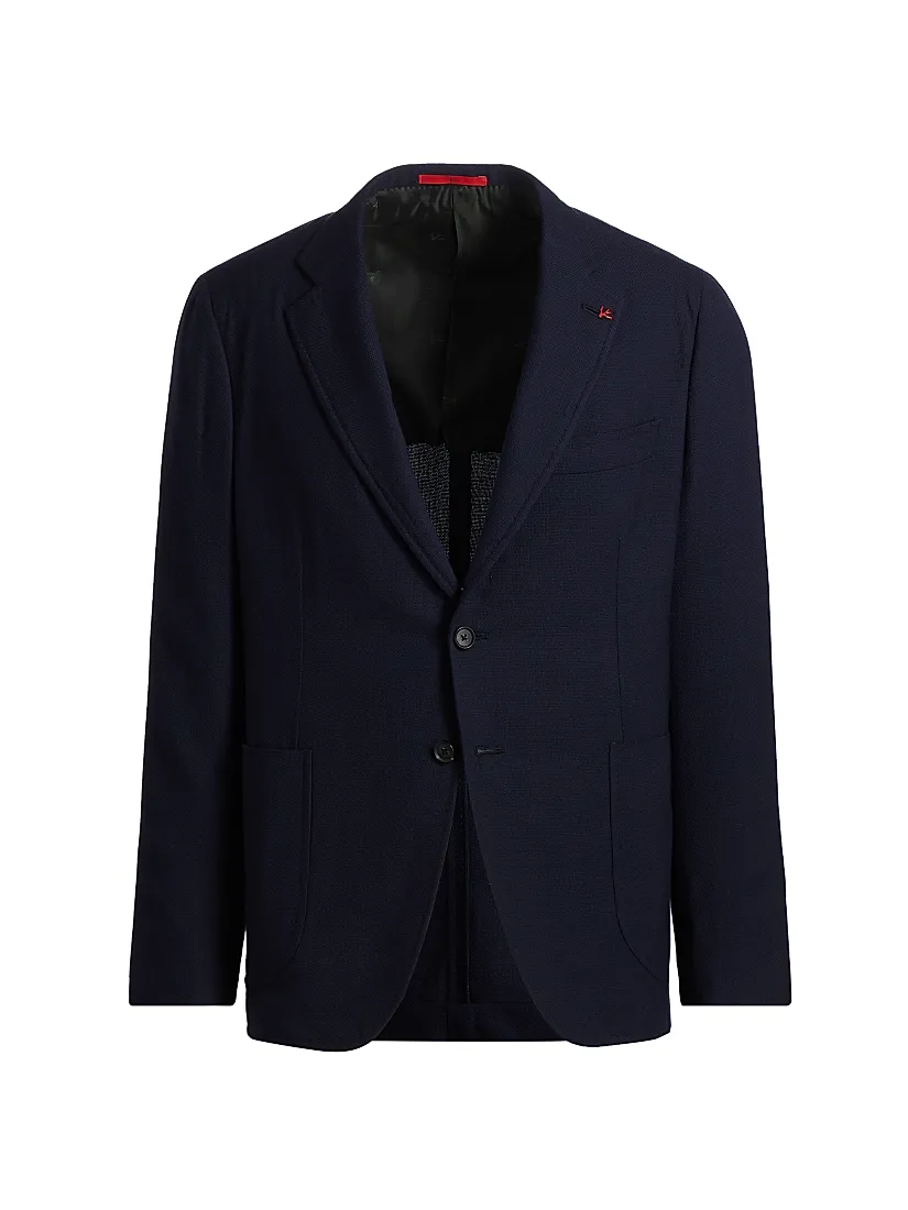 Isaia Capri Wool Jacket