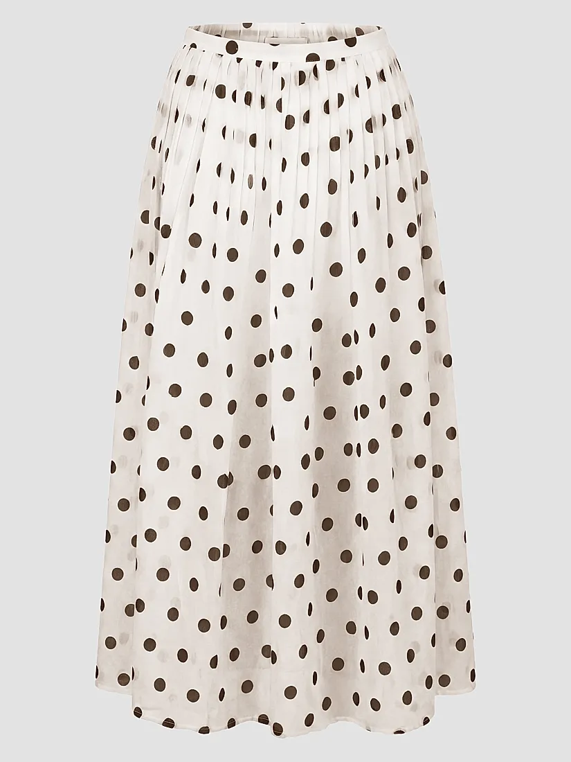 Nicholas Marit Polka Dot Midi Skirt