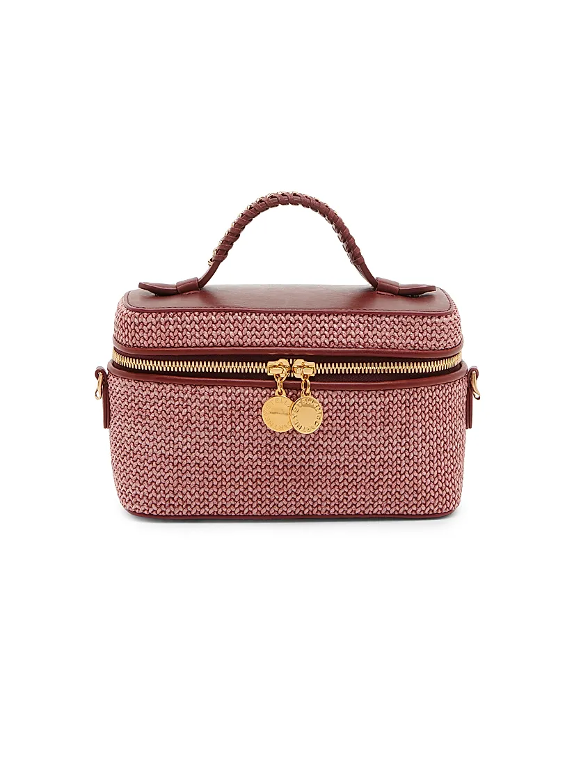 Stella Mccartney Falabella Raffia Vanity Case