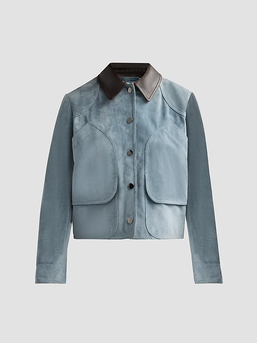 Veronica Beard Walters Crop Barn Jacket
