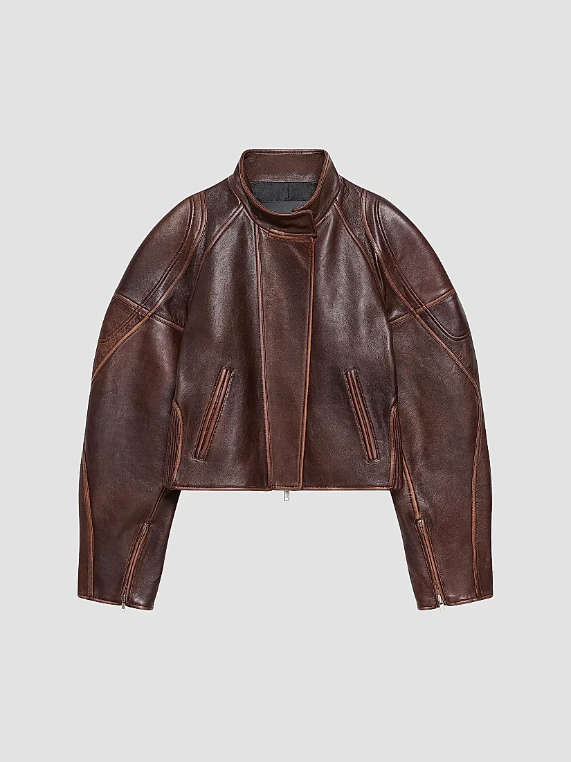 Helmut Lang Leather Saddle Jacket