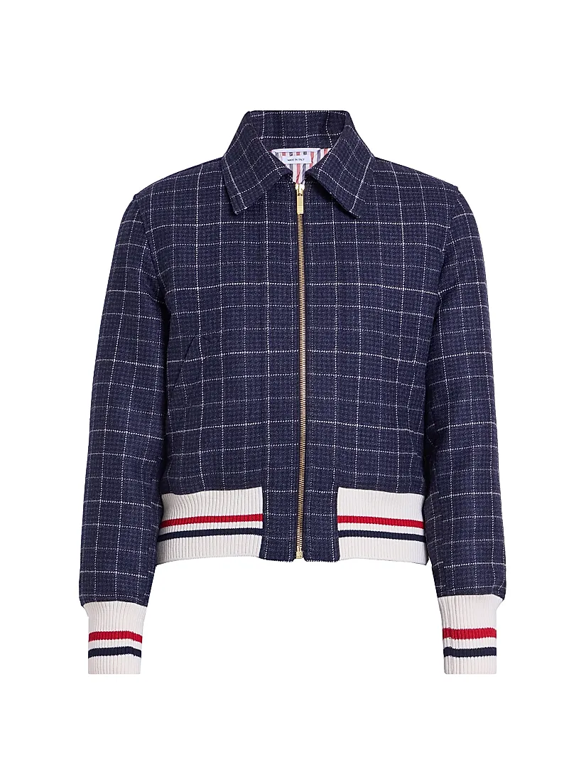 Thom Browne Wool Crop Flight Jacket