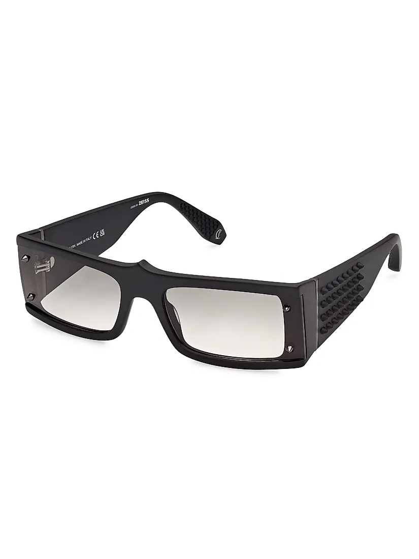 Christian Louboutin 62MM Oversized Rectangular Sunglasses