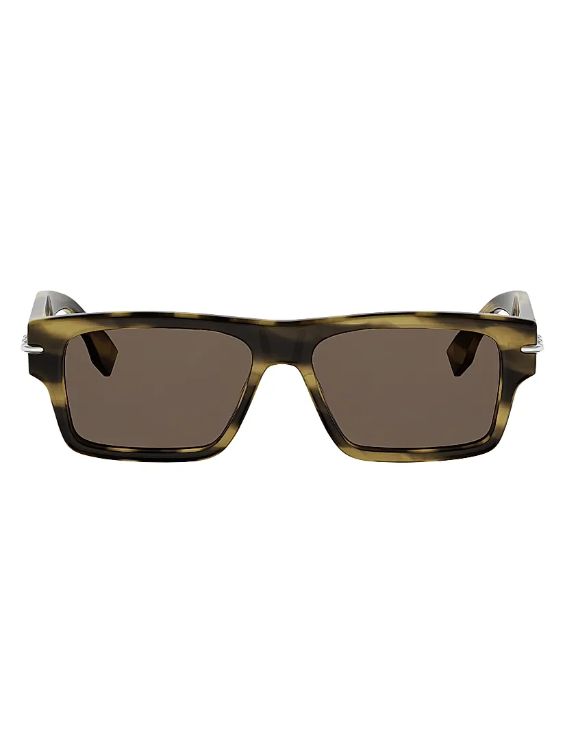 Fendi Selleria 54MM Rectangular Sunglasses