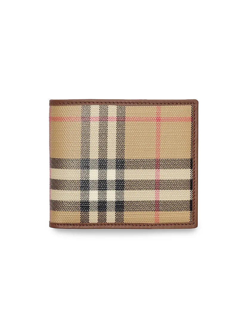 Burberry MS Archive Check Bifold Wallet