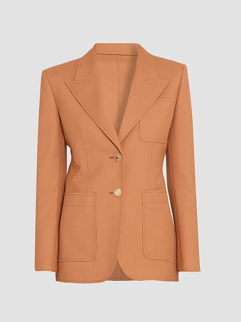 Chloé Wool Single-Breasted Blazer