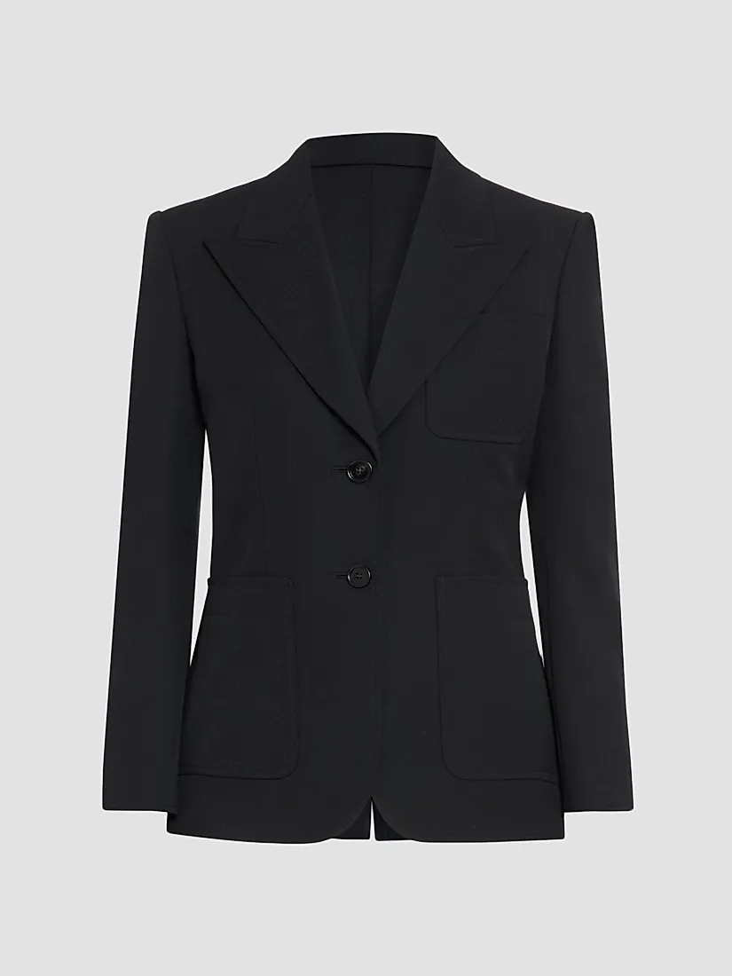 Chloé Single-Breasted Wool Blazer