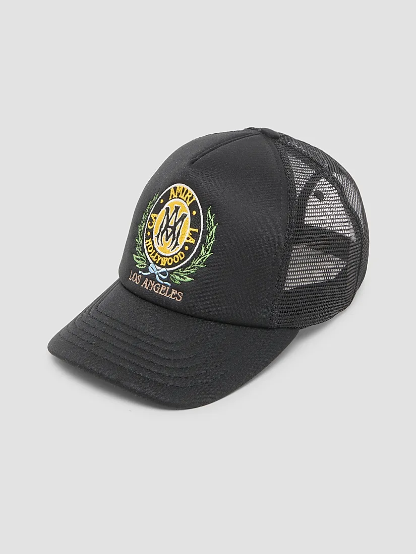 Amiri MA Crest Trucker Hat