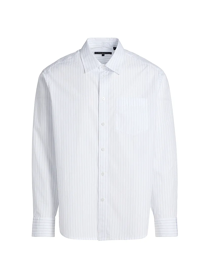 Rag & Bone Pinstriped Poplin Shirt