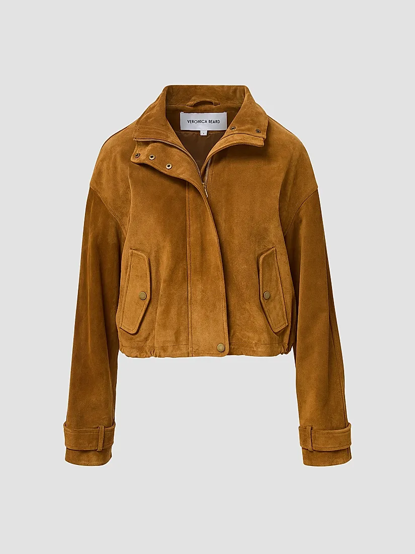 Veronica Beard Bateman Suede Jacket